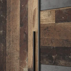 FORTE Kleiderschrank »Narago, Kombischrank, Paneelewechselbar« B/H/T ca. 270/210/61cm,Kombination aus Schwebetüren mit seitlichen Drehtüren, Made in Europe