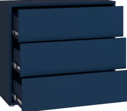 FORTE Kommode »Alice Springs, Kommode, 3 Schubkästen B/H/T 94,8/83,1/41,5« Schubkästen mit Vollauszug, grifflos,Push to open