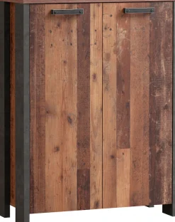 FORTE Kommode »Clif« Aktenschrank im Industriestil, Breite 86 cm x Höhe 115 cm