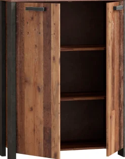 FORTE Kommode »Clif« Aktenschrank im Industriestil, Breite 86 cm x Höhe 115 cm