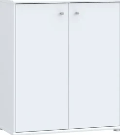 FORTE Kommode »Tempra, Kommode, 2 große Türen , Höhe 85,5 cm« Breite 73,7 cm