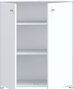 FORTE Kommode »Tempra, Kommode, 2 große Türen , Höhe 85,5 cm« Breite 73,7 cm