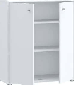FORTE Kommode »Tempra, Kommode, 2 große Türen , Höhe 85,5 cm« Breite 73,7 cm
