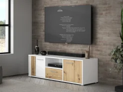FORTE Lowboard »Cardigan TV-Board, TV-Schrank« TV-Board, 2 farbig, Stauraum Kabelführung