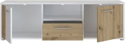 FORTE Lowboard »Cardigan TV-Board, TV-Schrank« TV-Board, 2 farbig, Stauraum Kabelführung