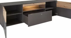 FORTE Lowboard »Como« TV-Board, LED Beleuchtung , Soft Close, Stauraum, 209,8/59,3/52 cm