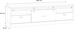 FORTE Lowboard »KaszimiroTV-Board, TV-Schrank«