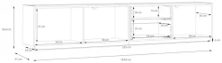 FORTE Lowboard »LewisvilleTV-Board, TV-Schrank«