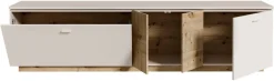 FORTE Lowboard »LouotoTV-Board, TV-Schrank« TV Board, Metallgriffe, Stauraum, Soft Close, Breite 224,8cm