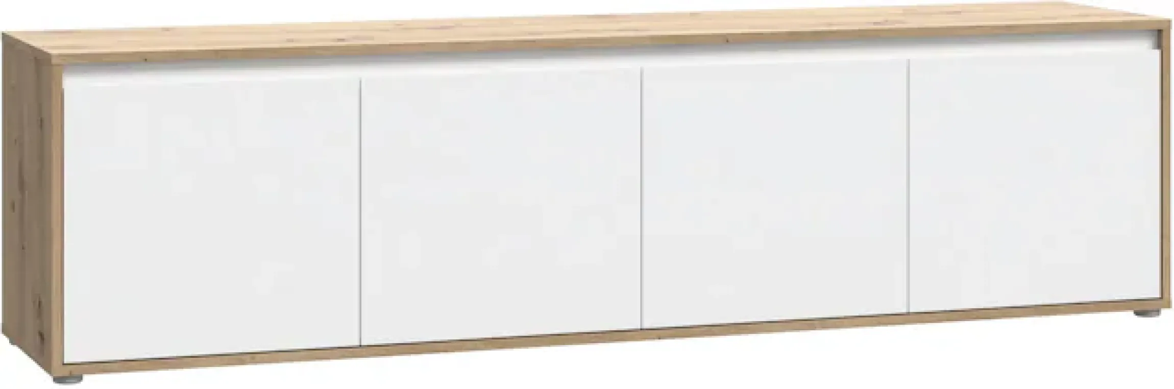 FORTE Lowboard »TV-Board groß Breite ca 190 cm« B/H/T 188,3/49,7/42 cm,grifflose Front, viel Stauraum,