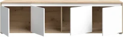 FORTE Lowboard »TV-Board groß Breite ca 190 cm« B/H/T 188,3/49,7/42 cm,grifflose Front, viel Stauraum,