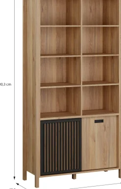 FORTE Mehrzweckregal »Jytana Jugendzimmer« B/H/T 103,4/200,3/40,3 cm