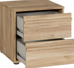 FORTE Nachtkommode »Viel Stauraum, 2 Schubkästen« B/H/T 43,4/43,3/41,7 cm; Schubkästen mit Vollauszug