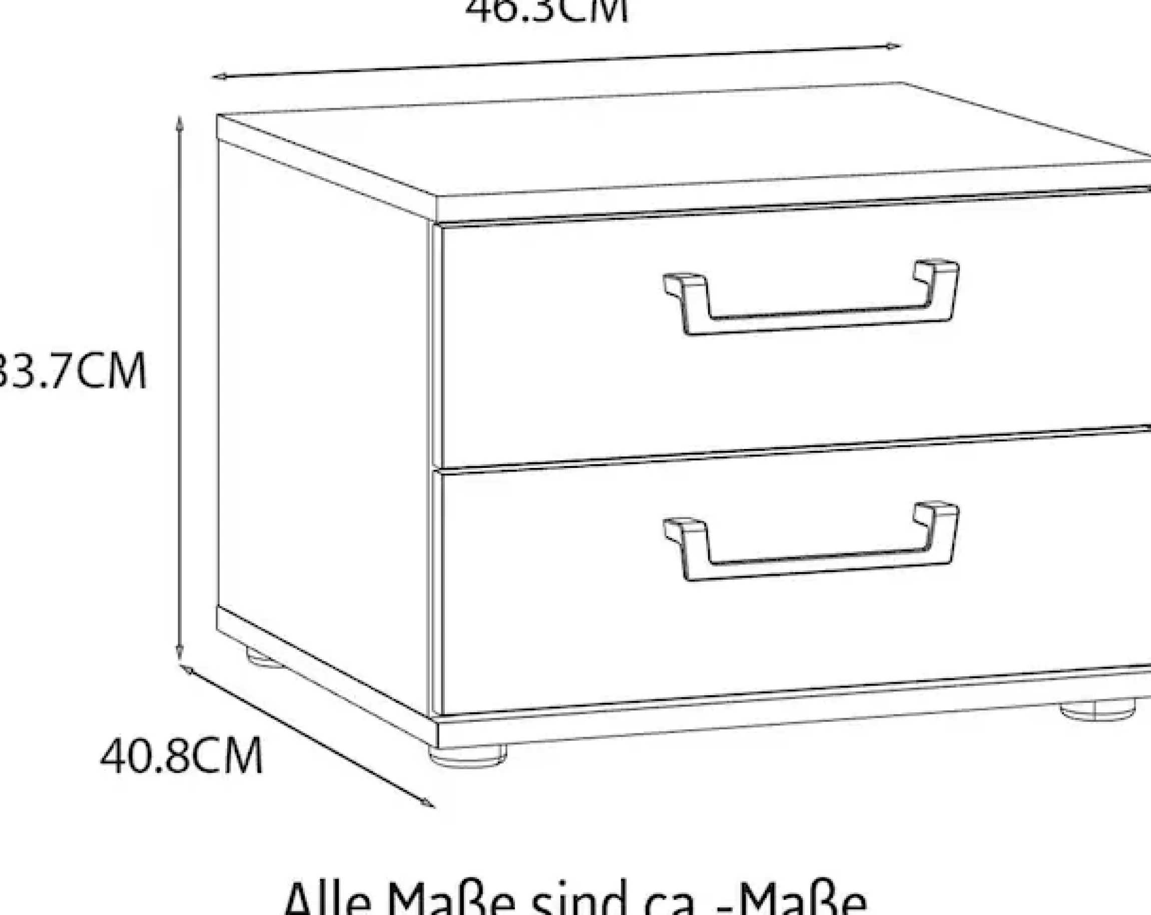 FORTE Nachtschrank