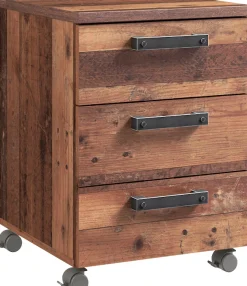 FORTE Rollcontainer »Clif« Schreibtischcontainer im Industriestil