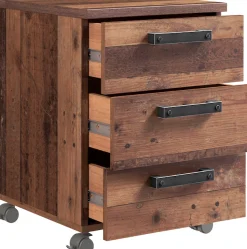 FORTE Rollcontainer »Clif« Schreibtischcontainer im Industriestil