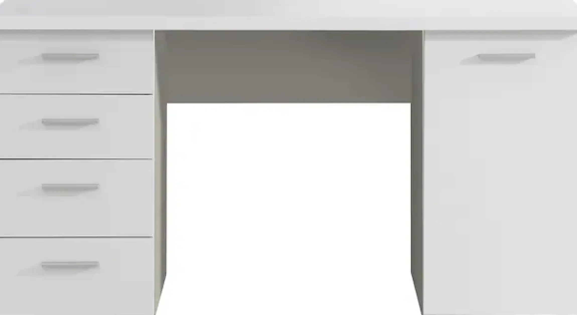 FORTE Schreibtisch »Netta« Breite 145 cm, mit Schubladen