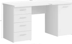 FORTE Schreibtisch »Netta« Breite 145 cm, mit Schubladen
