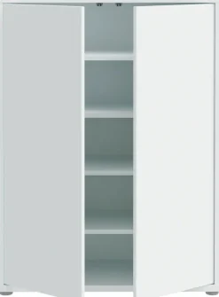 FORTE Schuhschrank »Alice Springs, Schuhschrank, Platz für 15 Paar Schuhe, 2 Türen« B/H/T 74,5/99,1/34,9 cm,Stauraumschrank, Mehrzweckschrank, grifflose Front, Push to open