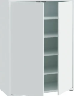 FORTE Schuhschrank »Alice Springs, Schuhschrank, Platz für 15 Paar Schuhe, 2 Türen« B/H/T 74,5/99,1/34,9 cm,Stauraumschrank, Mehrzweckschrank, grifflose Front, Push to open