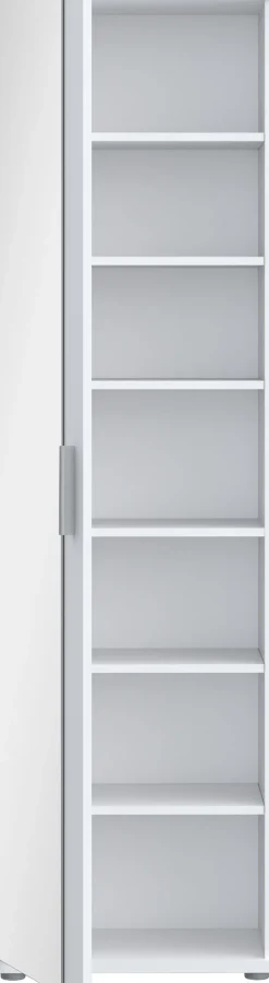 FORTE Schuhschrank »Mehrzweckschrank, Stauraum, viele Einlegeböden« B/H/T 50,2/179,1/34,8, Spiegel