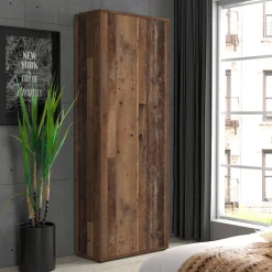 FORTE Schuhschrank »Tempra, Mehrzweckschrank, 2 Türen, Einlegeböden, Höhe 197,5 cm« Breite 73,7 cm