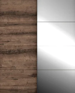 FORTE Schwebetürenschrank »Jacky, mit Spiegelpaneele, Metallgriffe« B/H/T ca: 170/210x61,
