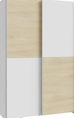 FORTE Schwebetürenschrank »2 Schiebetüren, Made in Europe, stabil und zeitlos« 5 Breiten: 120 -200cm, Höhe ca. 190cm,in verschiedenen Farben und Breiten