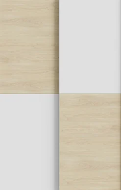 FORTE Schwebetürenschrank »2 Schiebetüren, Made in Europe, stabil und zeitlos« 5 Breiten: 120 -200cm, Höhe ca. 190cm,in verschiedenen Farben und Breiten