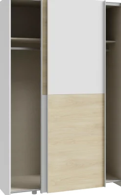 FORTE Schwebetürenschrank »2 Schiebetüren, Made in Europe, stabil und zeitlos« 5 Breiten: 120 -200cm, Höhe ca. 190cm,in verschiedenen Farben und Breiten