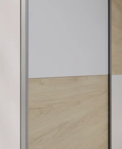 FORTE Schwebetürenschrank »2 Schiebetüren, Made in Europe, stabil und zeitlos« 5 Breiten: 120 -200cm, Höhe ca. 190cm,in verschiedenen Farben und Breiten