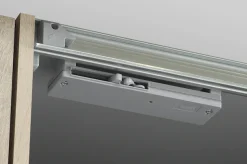 FORTE Schwebetürselbsteinzug Set, 2 Stk. tlg.