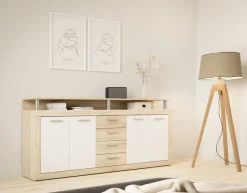 FORTE Sideboard B/H/T 197,5/94,4/36,3 cm, viel Stauraum