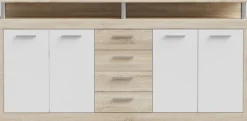 FORTE Sideboard B/H/T 197,5/94,4/36,3 cm, viel Stauraum