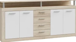 FORTE Sideboard B/H/T 197,5/94,4/36,3 cm, viel Stauraum