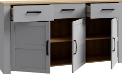 FORTE Sideboard »Bohol, Sideboard, Soft-Close, Stauraum« Breite 166 cm