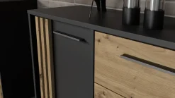 FORTE Sideboard »Cardigan« Sideboard, 2 farbig, Stauraum, Schubkasten , Soft Close,Breite 142,6cm