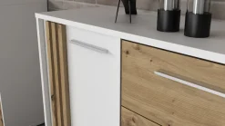 FORTE Sideboard »Cardigan« Sideboard, 2 farbig, Stauraum, Schubkasten , Soft Close,Breite 179,4cm