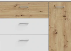 FORTE Sideboard »Culgoa« Sideboard, 3 Schubkästen, 1 Türe viel Staraum pflegeleichtes Dekor