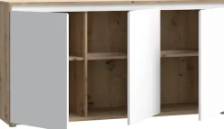 FORTE Sideboard »Kommode groß Breite ca 152 cm« B/H/T 152,3/78,5/42 cm,grifflose Front, viel Stauraum,