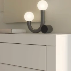 FORTE Sideboard »Lefkadas, Breite 170,7, Höhe 93,5cm« Sideboard, viel Platz, Push to open, Grifflos, breite Rahmenoptik