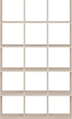 FORTE Standregal »Mauro, Raumteiler, sorgt für Stil und Ordnung« B/H/T ca: 107/176/ 32cm,5 Fächer, Jedes Fach ist bis zu 5 kg belastbar, Fachgröße 33x33cm