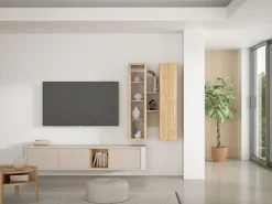 FORTE TV-Board B/H/T 215/41,5/41,3 cm , Stauraum, MDF Front