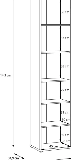 FORTE Vitrine »Alice Springs, Vitrine, Glastüre grifflos, 2 Ausführungen« Grifflos, Push to Open