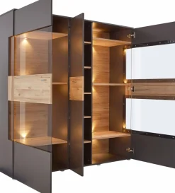 FORTE Vitrine »Como« Breite 152 cm, inkl. Beleuchtung