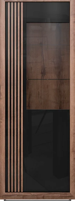 FORTE Vitrine »Savona« Höhe 197 cm, inkl. Sockelbeleuchtung
