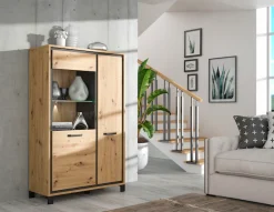 FORTE Vitrine »Trondheim« Höhe 161 cm