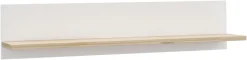 FORTE Wandboard »Vankka Regal Wandmontage« B/H/T 120/25,6/21,9 cm,Wandregal, zweifarbiges Dekor, einfache Montage