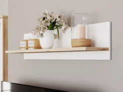FORTE Wandboard »Vankka Regal Wandmontage« B/H/T 120/25,6/21,9 cm,Wandregal, zweifarbiges Dekor, einfache Montage