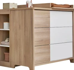 Galipette Babyzimmer-Komplettset »Sasha« Set, Bett, Wickelablage, Kleiderschrank, Kommode und kleines Bücherregal, 5 Stk. tlg.